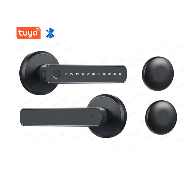 Fingerprint Bluetooth Dry Battery Reversible Password Door Lock