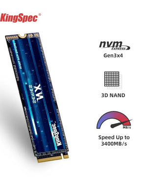 KingSpec 128GB - 2TB Internal Solid State Disk For Laptop And Desktop