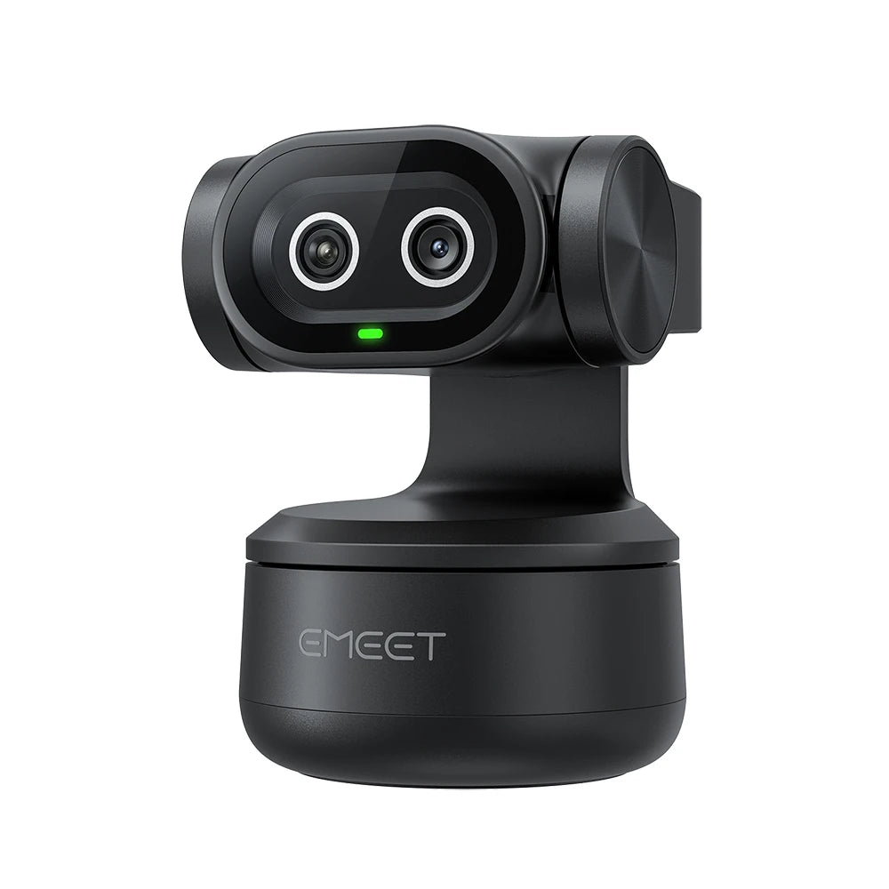 Plastic 8MP Dual AI Tracking Video Camera for Streaming
