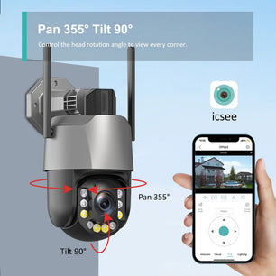 Boavision 8MP WIFI Waterproof Night Vision Surveillance Camera