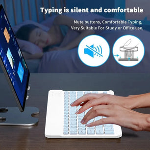 1600 DPI Plastic 2.4G Rechargeable Wireless Keyboard Mouse Kit