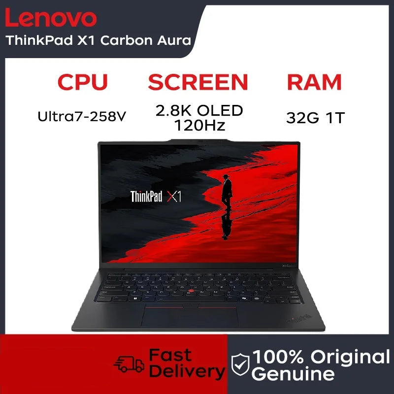 1TB 14" 32GB 120Hz Ultra 7 258V OLED Bluetooth Lenovo Laptop