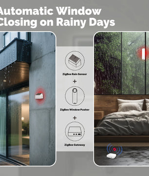 MOES Tuya ZigBee Smart Wireless Waterproof IPX4 Rain & Flood Sensor