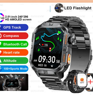 Alloy Waterproof Android Square Shape On-Wrist Smartwatch