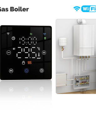 MOES WiFi ZigBee Smart Thermostat Battery Gas Boiler Alexa Google Home