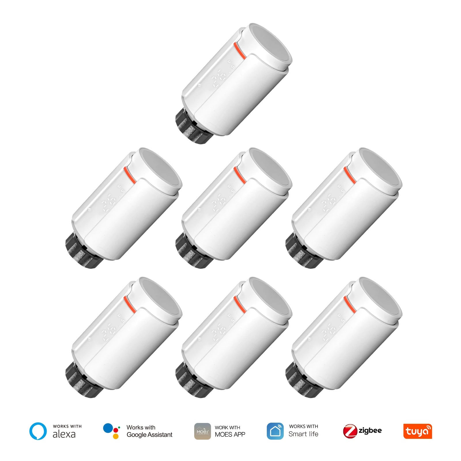 MOES ZigBee Smart Thermostatic Radiator Valve with Alexa Google Home