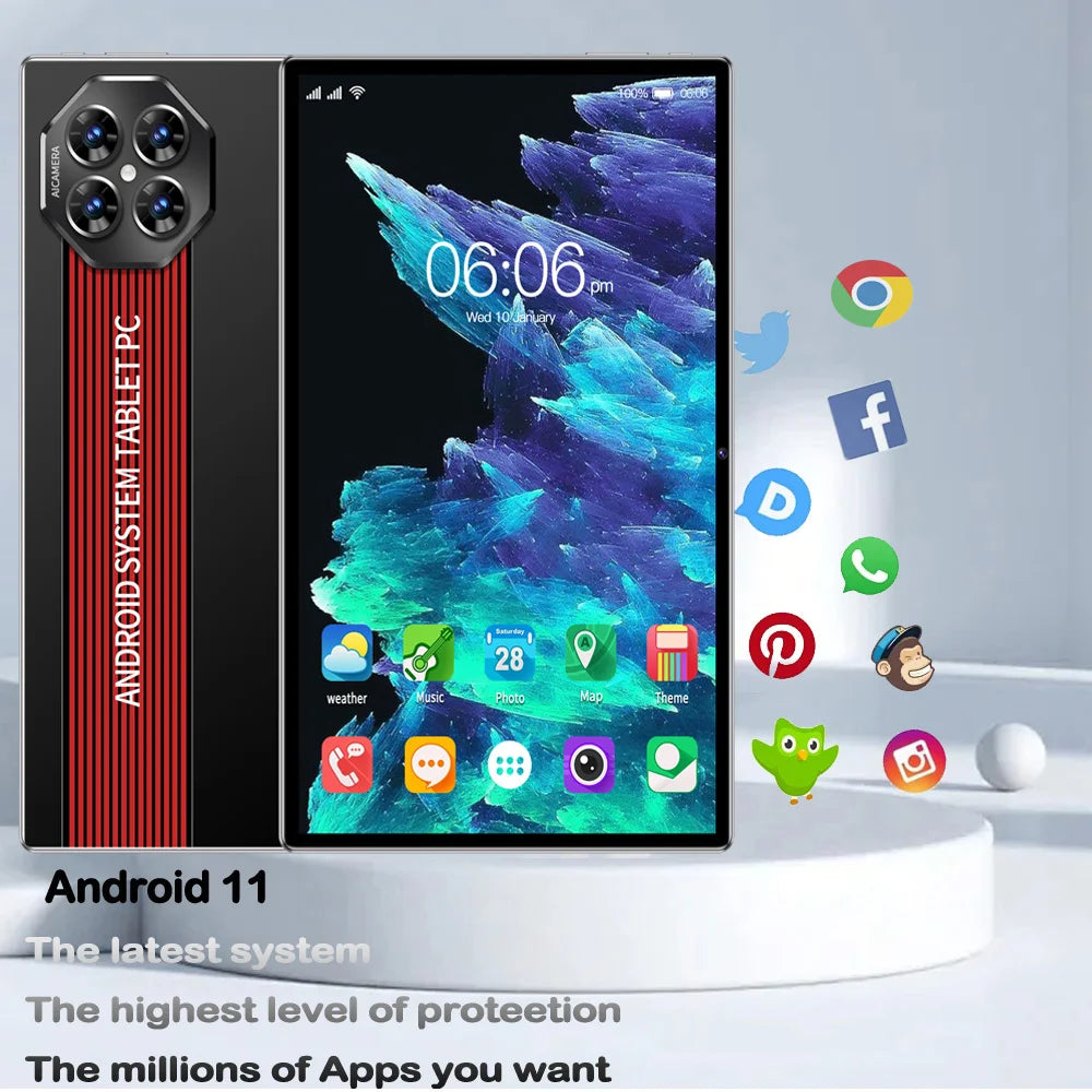 5000mAh 5MP 4GB RAM 64GB ROM Fast Charging 10.1 Inch Tablet