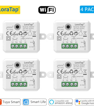 LoraTap 10A Plastic Wireless Switch Socket Relay Module Kit