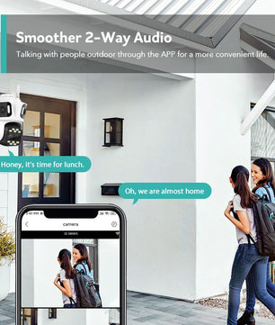 Boavision 12MP WIFI 4 Screen Auto Tracking Security Dome Camera