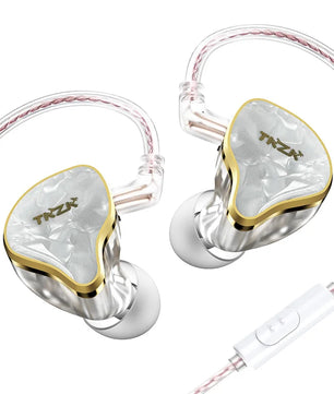 Metal Wired Dynamic Vocalism HiFi Monitor Dual Earphones with 2Pin