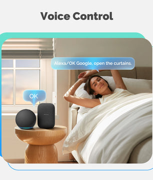 MOES WiFi Roller Blinds Motor for Curtains with Alexa Google Home