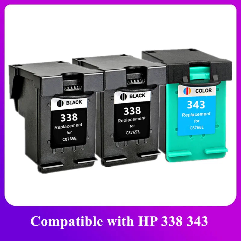 343XL 338XL Ink Cartridge Compatible For HP Deskjet 6540 5740 5745