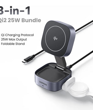 Ugreen Magnetic Wireless Charger Stand For Iphone 16/17 