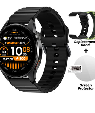 Silica Gel 1.43'' 22mm GPS Waterproof AMOLED Display Smartwatch