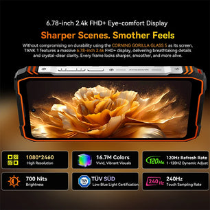 20000mAh 512GB Android Normal Screen Fast Charging Smartphone