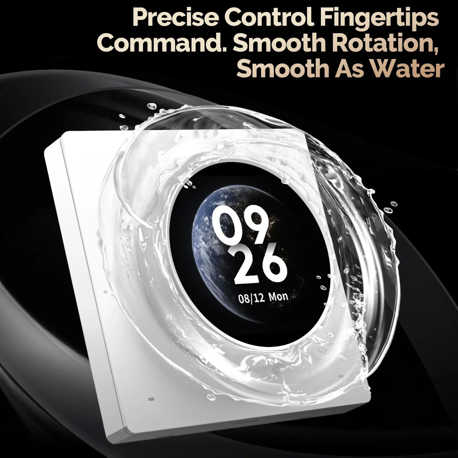 Moes Tuya WiFi Smart Knob Central Control Screen Rotate Switch