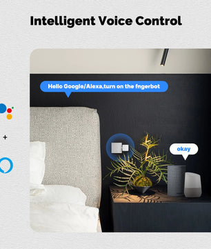 MOES Bluetooth Finger Robot Switch Button with App & Voice Control