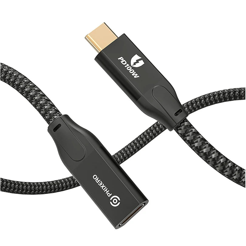 20Gbps Aluminum Alloy PD100W Type-C Fast Charging Cable