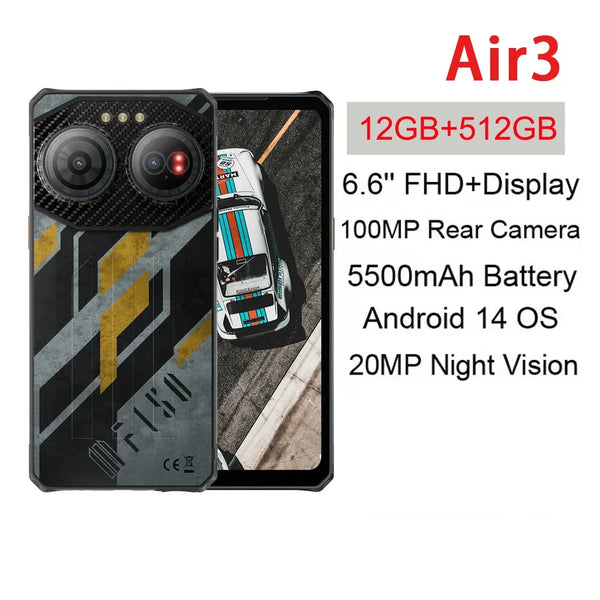 Air3 Rugged Machine Android Normal Screen Fast Charging Smartphone