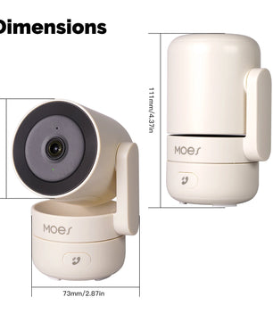 4 Mega Pixel PVC 5V 1A Night Vision Tilt Smart Security Camera
