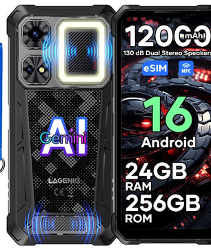 8MP 8GB 256GB Rhino 1 PRO 4G Rugged Android Smartphone