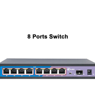 2.5G Ethernet Switch Network Switch CCTV Security IP Camera