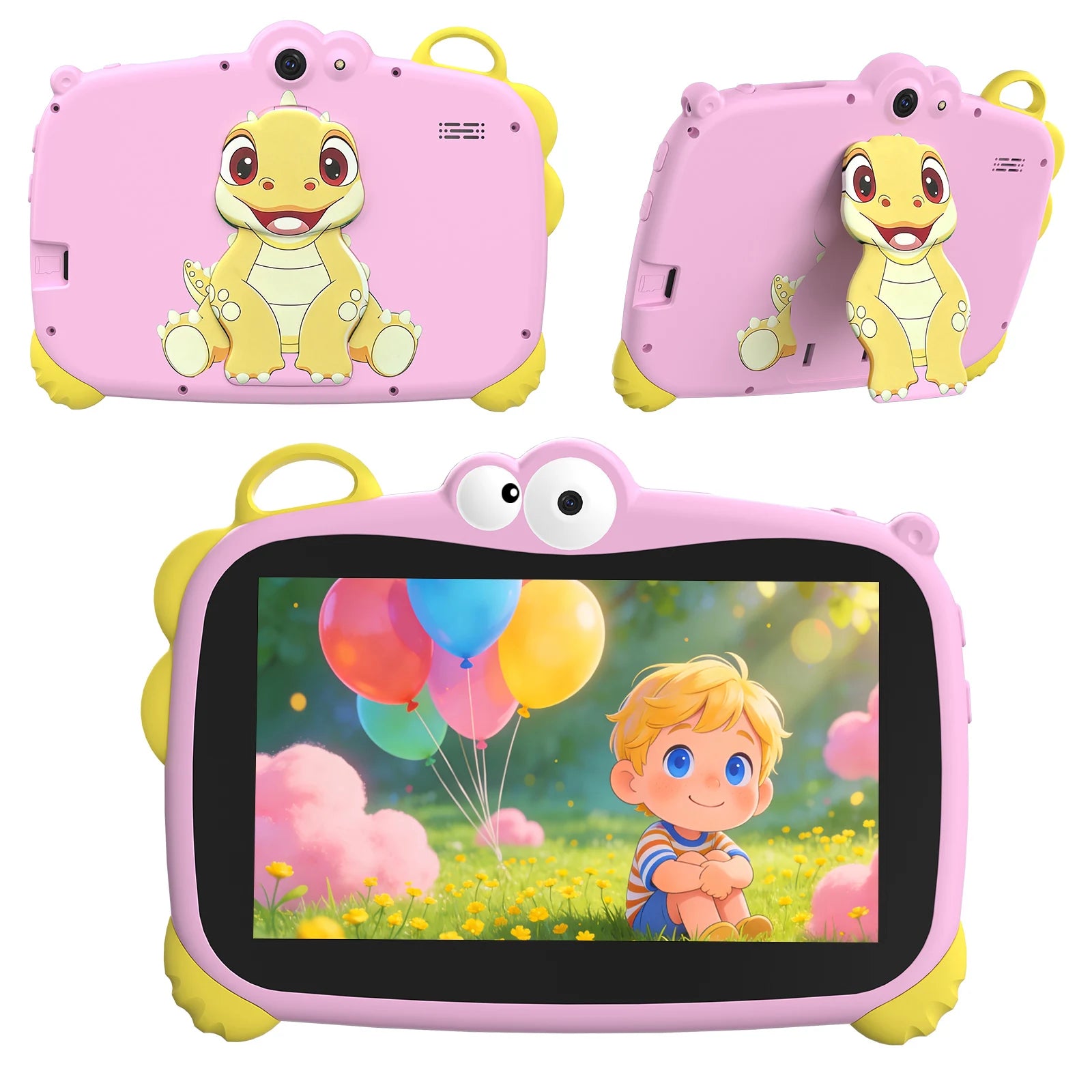 Sauenaneo 7-Inch Android 13 Kids Tablet With Dual Camera Function