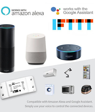 Moes 10A 1800W Plastic Automatic Wireless WIFI Switch Module