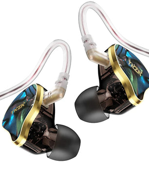 Metal Wired Dynamic Vocalism HiFi Monitor Dual Earphones with 2Pin