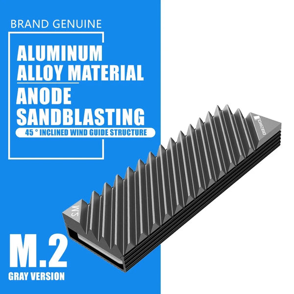 Aluminum Cooler Heatsink Gasket For M.2 2280 Solid State Drive