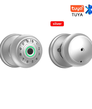 Zinc Alloy Fingerprint Bluetooth Dry Battery Reversible Door Lock