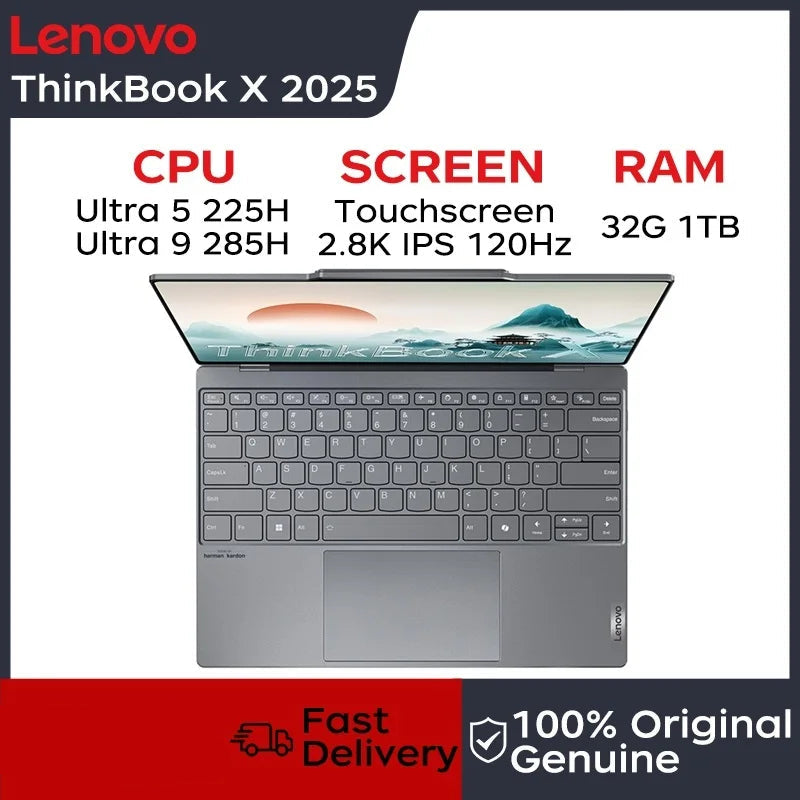 1TB 32GB 13.5“ Ultra5 225H Lenovo Thinkbook X 2025 Laptop