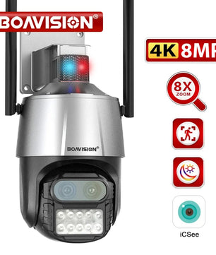 Boavision 8MP Night Vision High Speed Auto Tracking Dome Camera