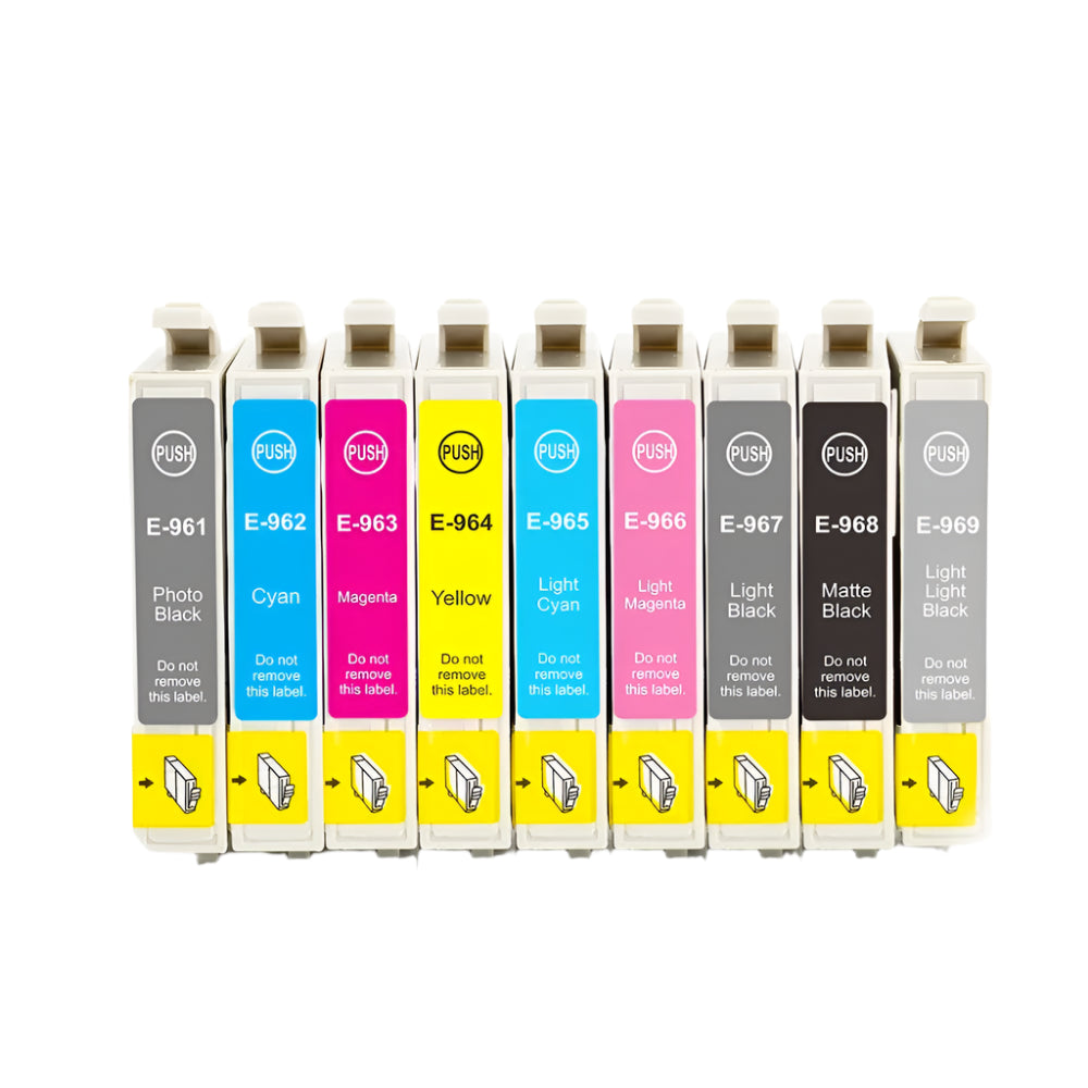 T0961-T0969 Compatible Ink Cartridge Suit For Epson Photo R2880