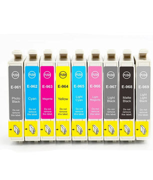 T0961-T0969 Ink Cartridge Compatible For Epson Photo R2880