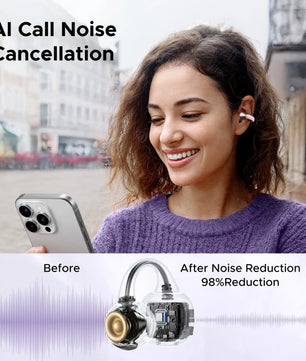 ABS Dynamic Vocalism Bluetooth Open Ear Clip Earphones