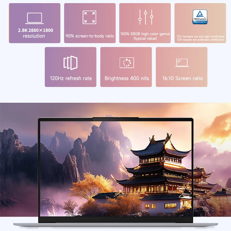 1TB 16GB 120Hz Screen Intel Core 5 220H Lenovo laptop