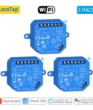 LoraTap 240V Plastic Automatic WIFI Roller Shutter Curtain Module