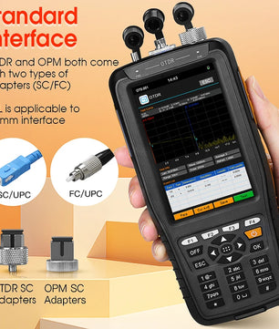 Single Mode Hybrid Optic Touch Screen Time Domain Reflectometer