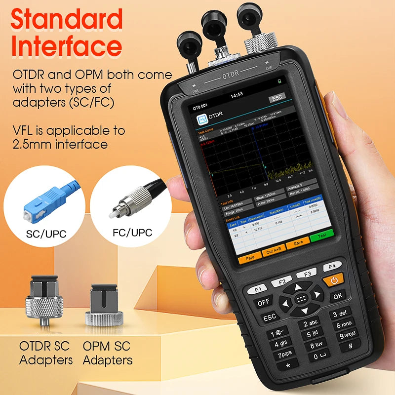 Single Mode Hybrid Optic Touch Screen Time Domain Reflectometer