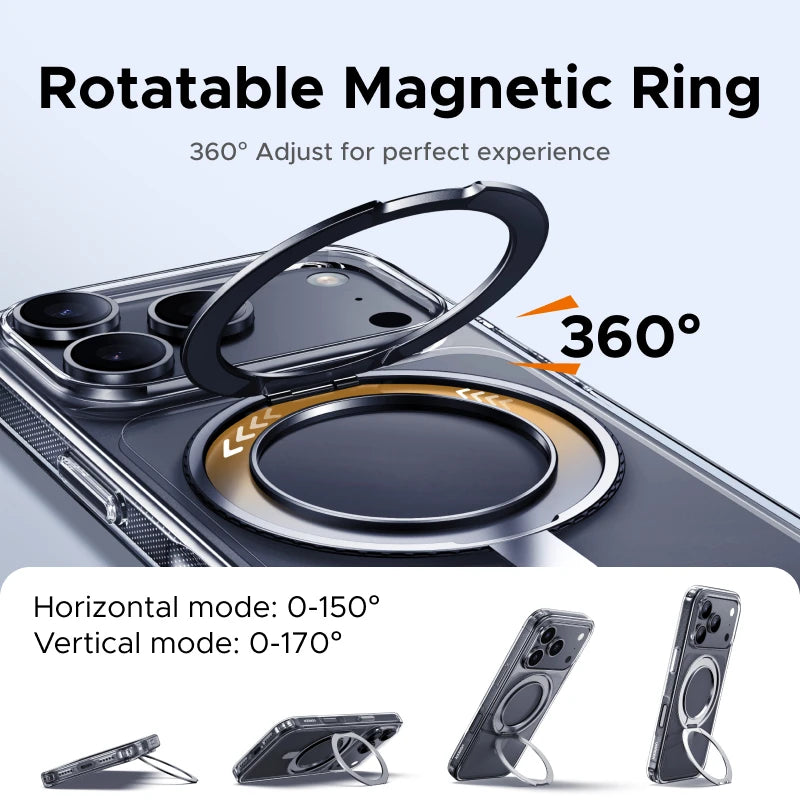 Ugreen TPU 360° Magnetic Stand Case For iPhone 17 Pro