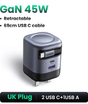 Ugreen 100W Alloy USB Type-C Charge For Laptop MacBook Pro