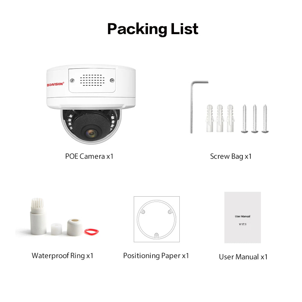 Boavision 8MP Two Way Audio Humanoid Detection Surveillance Camera