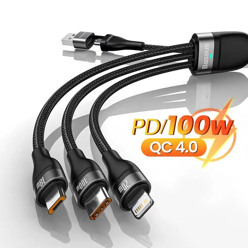 Alloy USB Type-C High Speed Charge Cable for iPhone 12 11 Pro Max