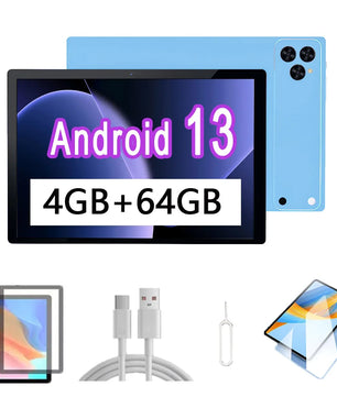 Sauenaneo 10.1-inch Android 4GB RAM 64GB Supports Dual Cameras Dual SIM Tablet