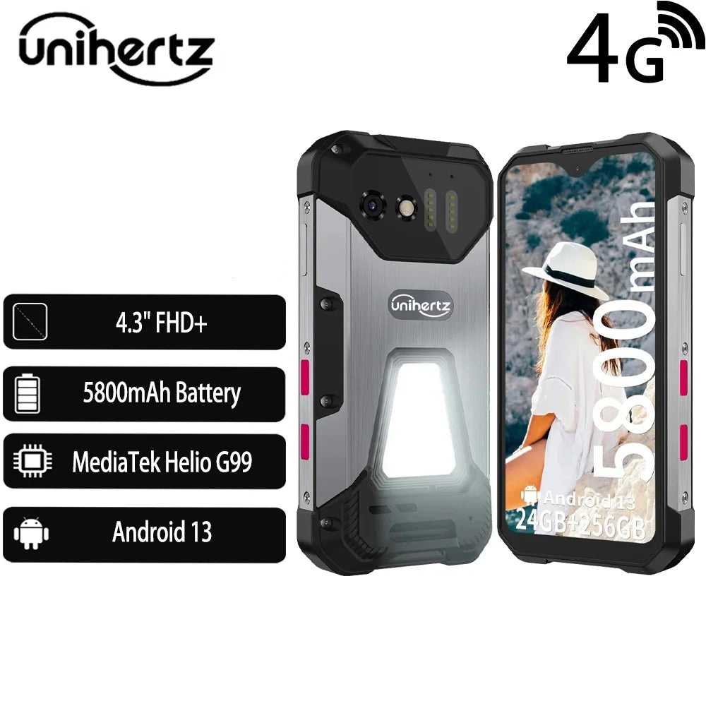 100MP 4.3" 8849 Tank Mini Rugged Type-C Smartphones
