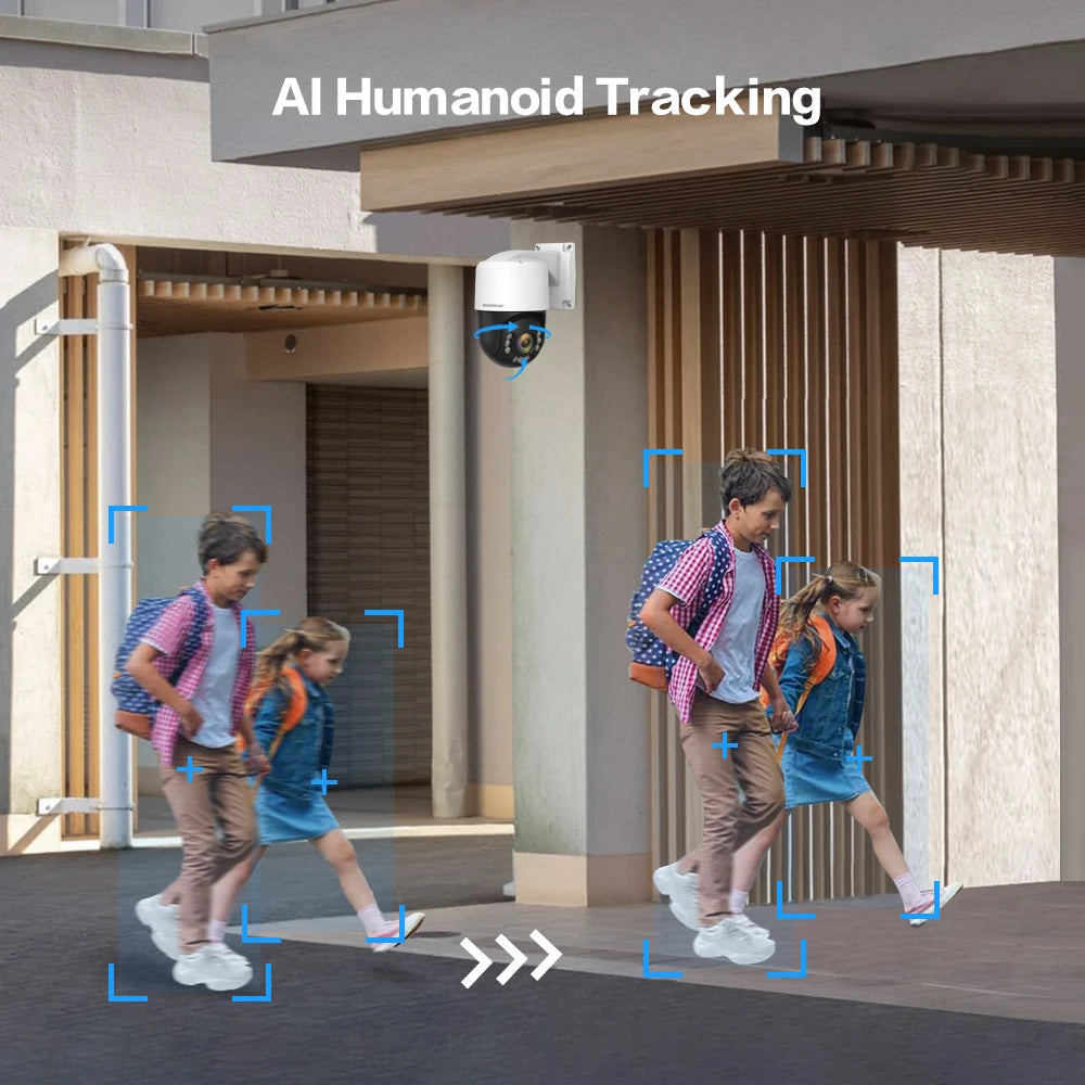 Boavision 5MP IP Humanoid Vehicle Detection Security Camera