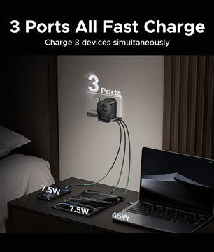 Ugreen 65W Alloy Type-A Fast Charger For iPhone and Laptop