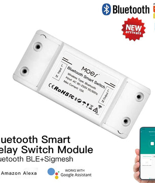 Moes 10A 1800W Plastic Automatic Wireless WIFI Switch Module
