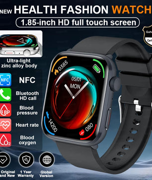 Rubber Waterproof Android Square Shaped Amoled Screen Smartwatch